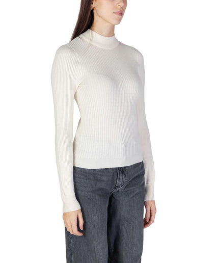 Only Cream Viscose Sweater