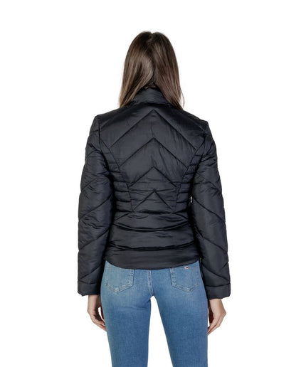 Guess Black Polyamide Jackets & Coat