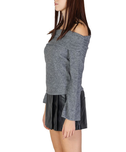 Only Gray Recycled Polyester Sweater