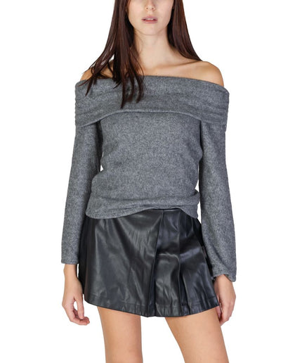 Only Gray Recycled Polyester Sweater