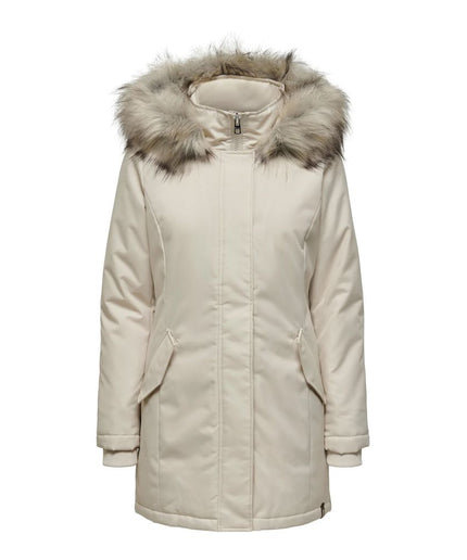 Only Beige Polyester Jackets & Coat