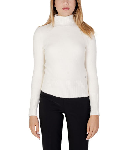 Guess White Polyamide Sweater