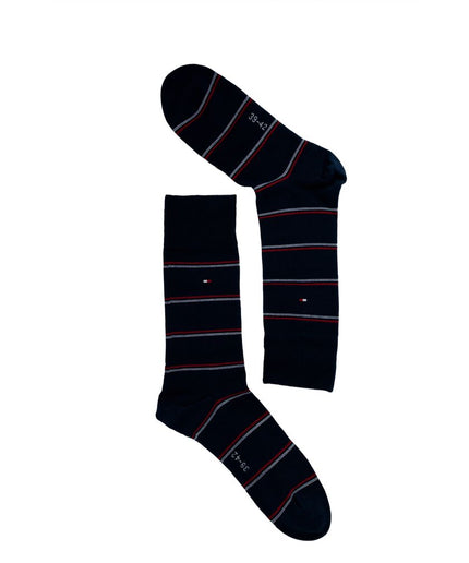 Tommy Hilfiger Blue Cotton Sock