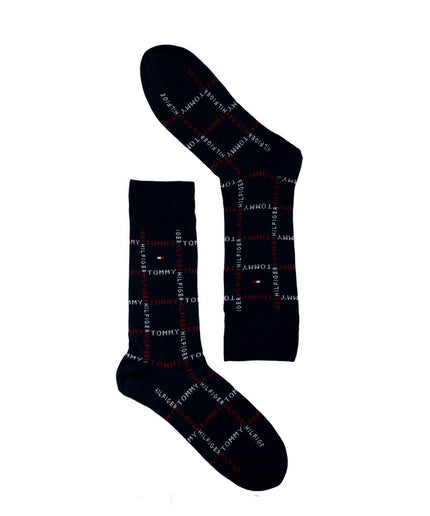 Tommy Hilfiger Blue Cotton Sock