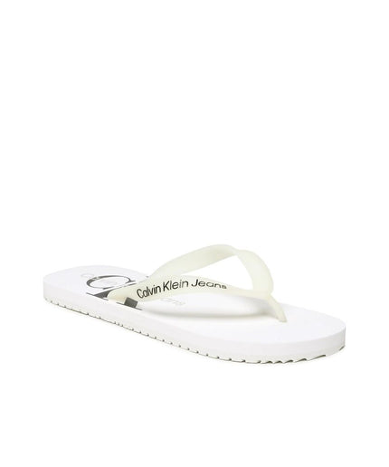 Calvin Klein Jeans White Polyethylene Sandal