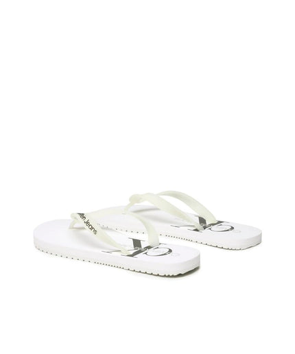 Calvin Klein Jeans White Polyethylene Sandal