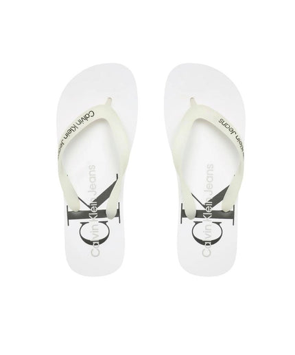 Calvin Klein Jeans White Polyethylene Sandal