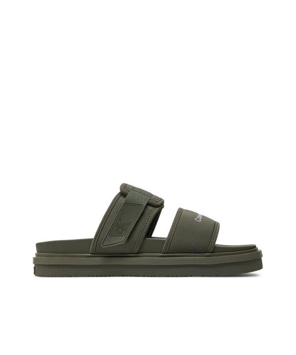 Calvin Klein Jeans Green Recycled Polyester Sandal