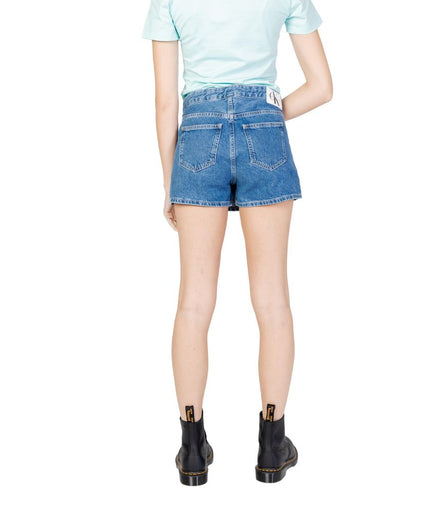 Calvin Klein Jeans Blue Cotton Short