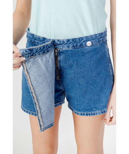 Calvin Klein Jeans Blue Cotton Short