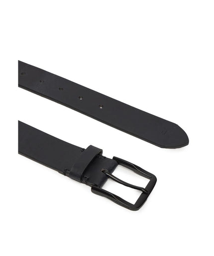 Calvin Klein Jeans Black Leather Belt