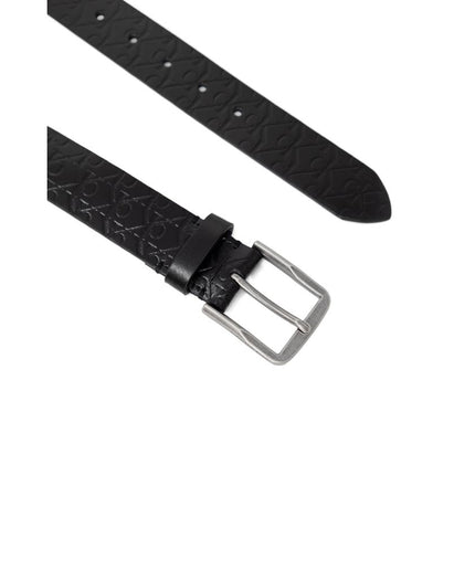 Calvin Klein Jeans Black Leather Belt