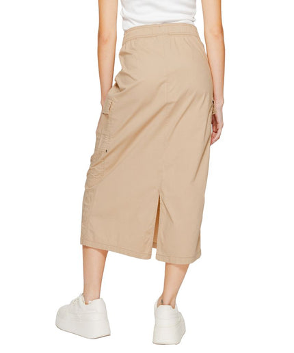 Street One Beige Cotton Skirt