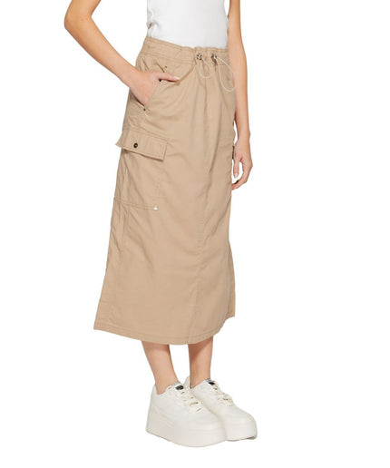 Street One Beige Cotton Skirt