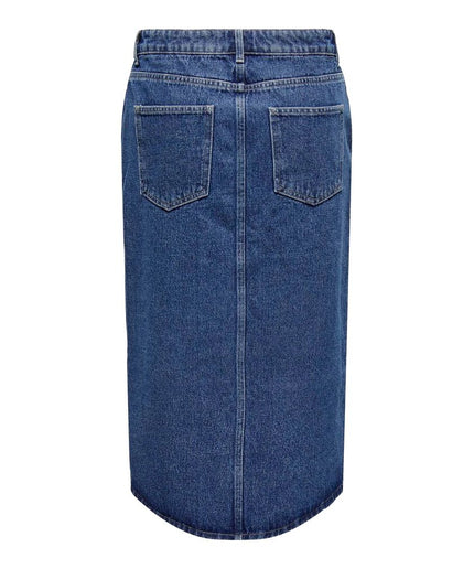 Only Blue Cotton Skirt