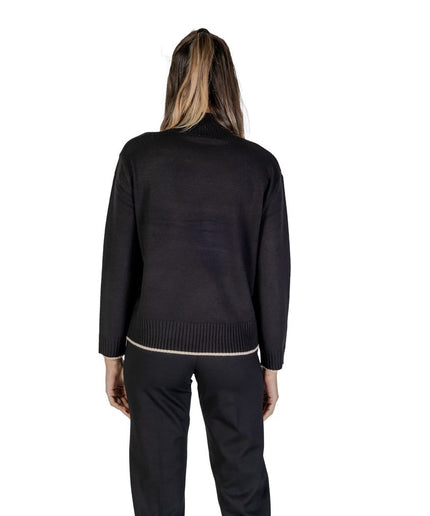 Street One Black Polyester Sweater