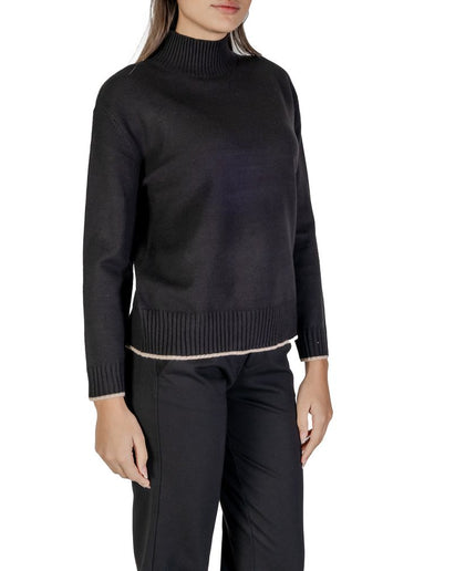 Street One Black Polyester Sweater