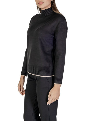 Street One Black Polyester Sweater