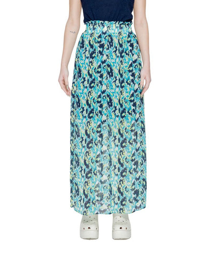 Morgan De Toi Turquoise Polyester Skirt