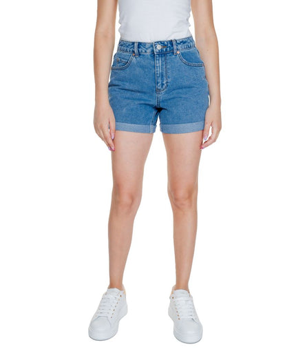 Vero Moda Light Blue Cotton Short