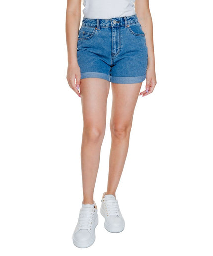 Vero Moda Light Blue Cotton Short