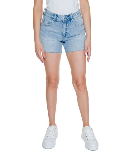 Vero Moda Light Blue Cotton Short