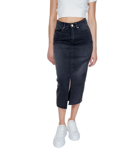 Vero Moda Black Cotton Skirt