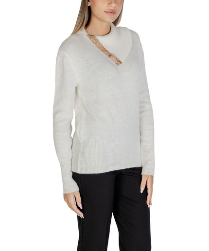 Alviero Martini Prima Classe White Viscose Sweater