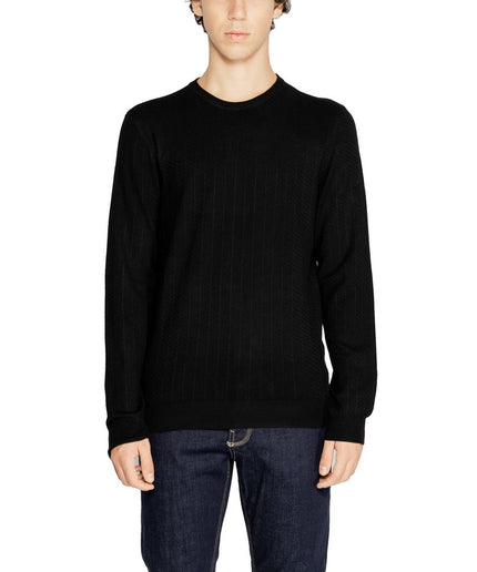 Antony Morato Black Viscose Sweater