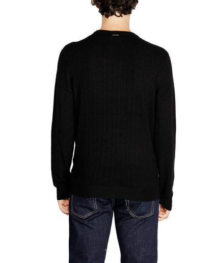 Antony Morato Black Viscose Sweater