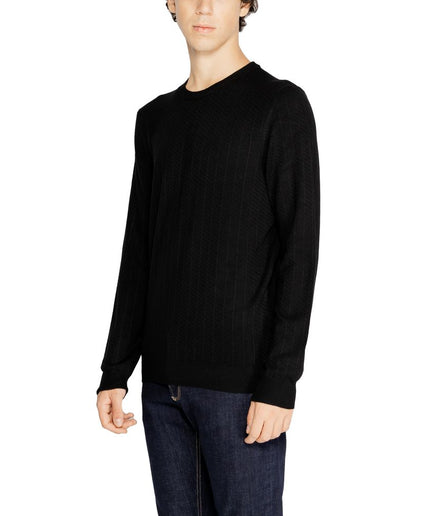 Antony Morato Black Viscose Sweater