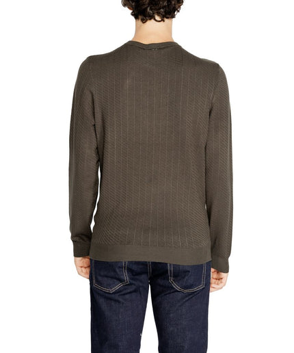 Antony Morato Green Viscose Sweater