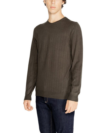 Antony Morato Green Viscose Sweater