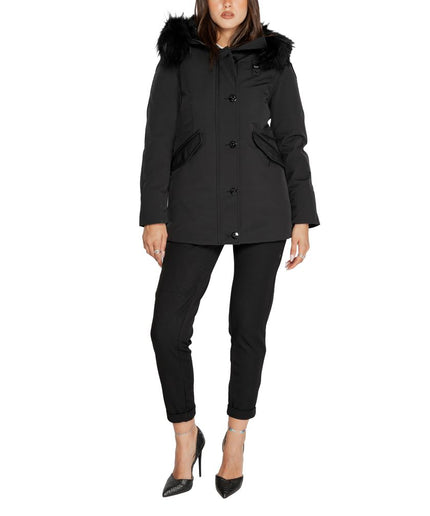 Blauer Black Polyester Jackets & Coat