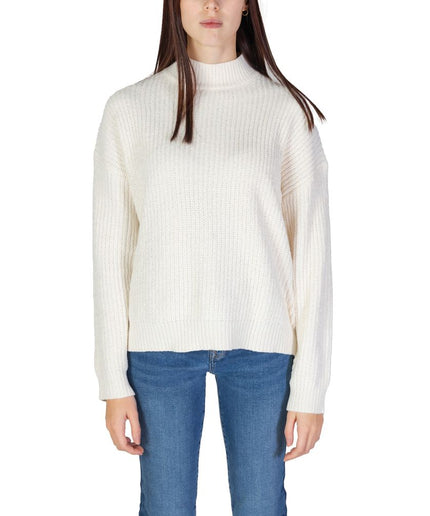 Jacqueline De Yong White Polyester Sweater