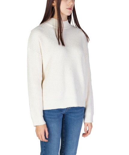 Jacqueline De Yong White Polyester Sweater