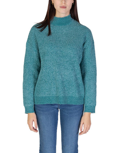 Jacqueline De Yong Turquoise Polyester Sweater