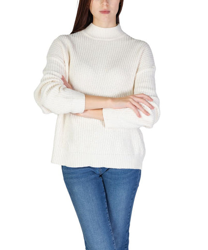 Jacqueline De Yong White Polyester Sweater