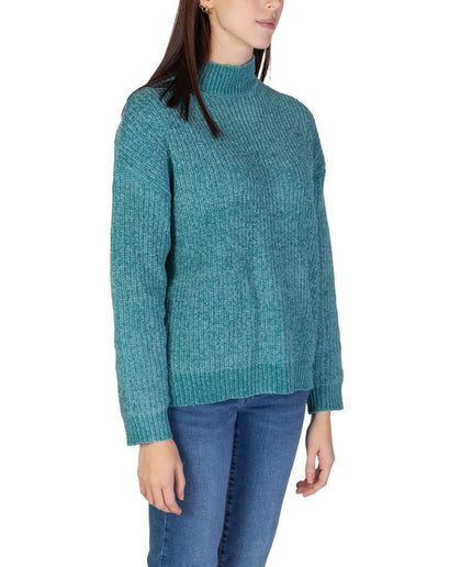 Jacqueline De Yong Turquoise Polyester Sweater