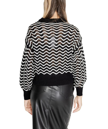 Jacqueline De Yong Black Acrylic Sweater