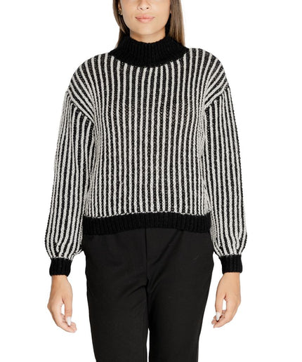 Jacqueline De Yong Black Polyester Sweater