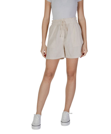 B.Young Beige Cotton Short