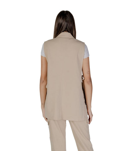 B.Young Beige Polyester Vest