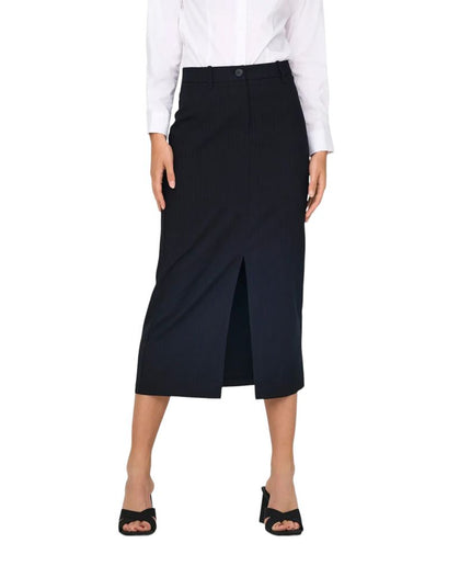 Jacqueline De Yong Gray Polyester Skirt