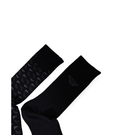 Emporio Armani Underwear Black Cotton Sock