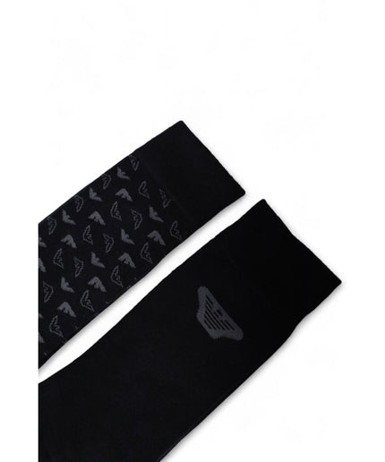 Emporio Armani Underwear Black Cotton Sock