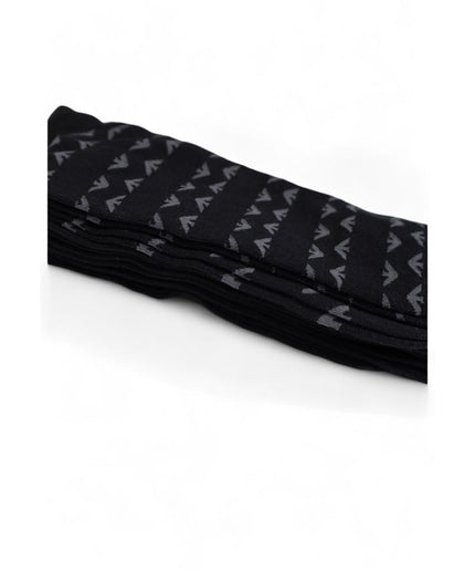 Emporio Armani Underwear Black Cotton Sock