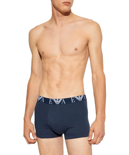 Emporio Armani Underwear Blue Cotton Underwear