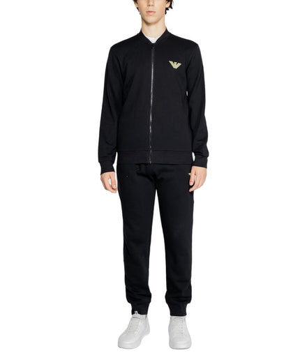 Emporio Armani Underwear Black Cotton Sweatsuit