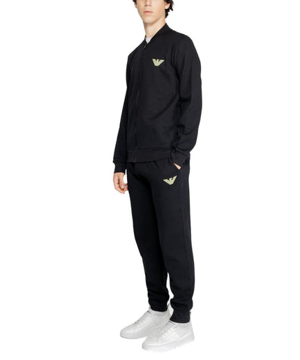 Emporio Armani Underwear Black Cotton Sweatsuit